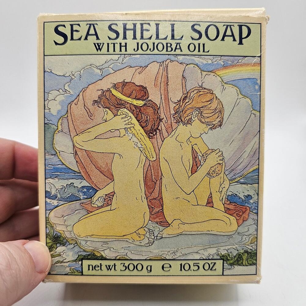 NEW IN BOX Crabtree & Evelyn Sea Shell Soap with Jojoba Oil 10.5 oz